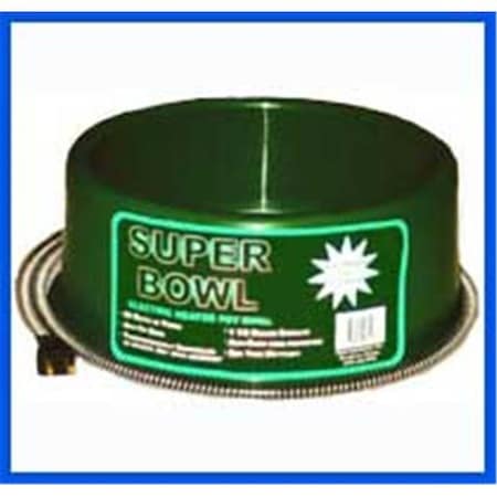 Farm Innovators Farm Innovators Round Heated Pet Bowl - 60 Watt - Green FIP60